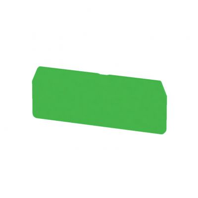 WEIDMULLER ZAP/TW 3 GN Płyta separacyjna (terminal), Płyta zamykająca i pośrednia, 79.4 mm x 30.5 mm, zielony 1683840000 /50szt./ (1683840000)